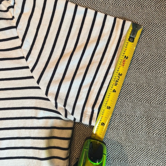 French Connection Striped T-Shirt with Pink Heart - Picture 7 of 8